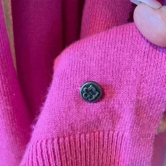 Ted Baker Women Essya Slouchy Tie Front Midi Knit Sweater Dress Pink - Picture 7 of 8